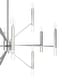 preview thumbnail 7 of 5, Hunter Sunjai 12-Light 3-Tier Candle Chandelier - Contemporary, Glam, Geometric
