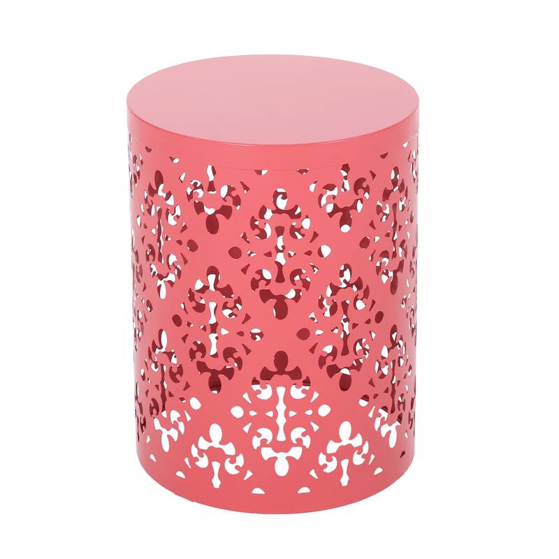Mathena Outdoor Outdoor Metal Side Table by Christopher Knight Home