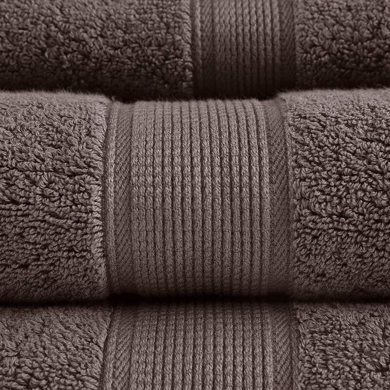 One hundred percent Cotton 8 Piece Antimicrobial Towel Set
