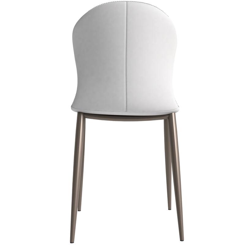 Mosaic Modern Upholstered in Fabric Dining Chair With Metal Legs Set of 4