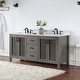 preview thumbnail 92 of 177, Altair Hadiya Bathroom Vanity with Composite Stone Countertop without Mirror