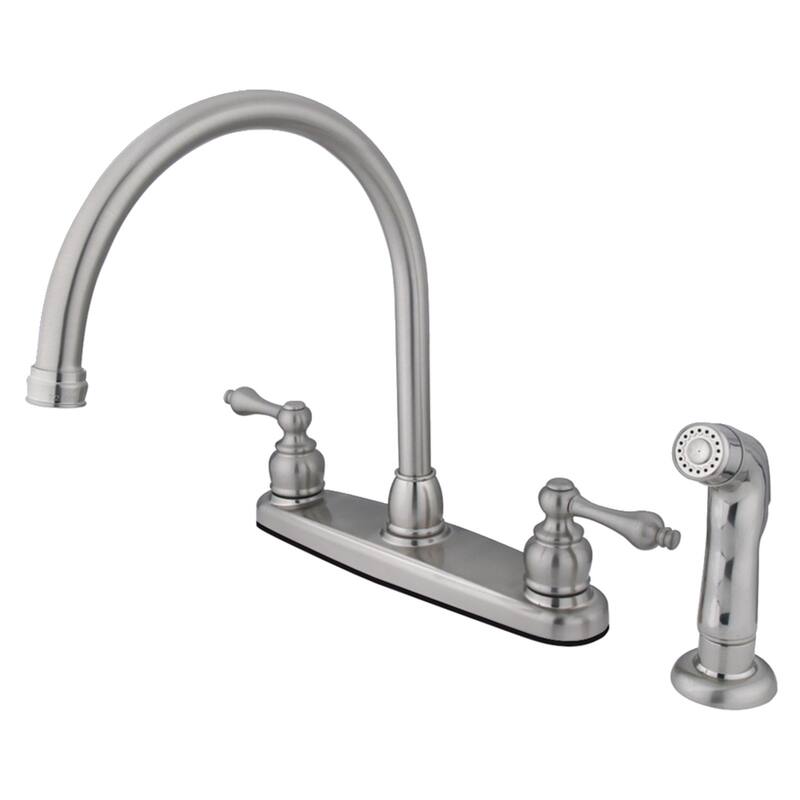 Vintage 8 in. Centerset Kitchen Faucet - Brushed Nickel