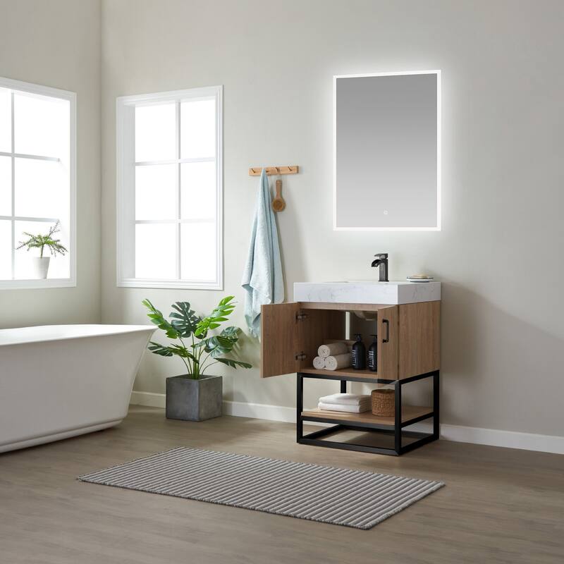 Miseno MV789024B Alistair 24" Free Standing Single Basin Vanity Set
