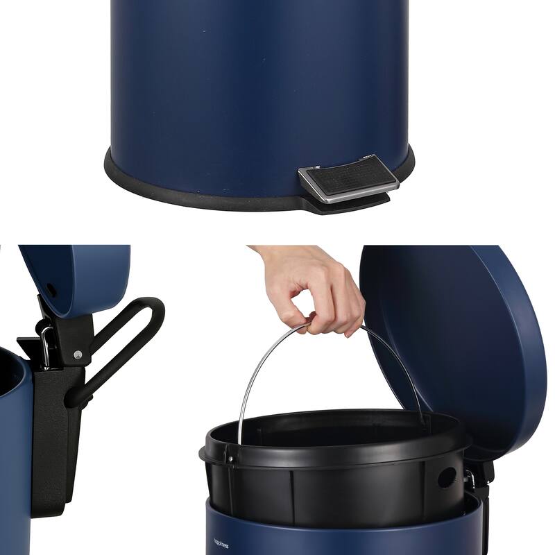 happimess Oscar 8-Gallon Step-Open Trash Can and Mini Trash Can