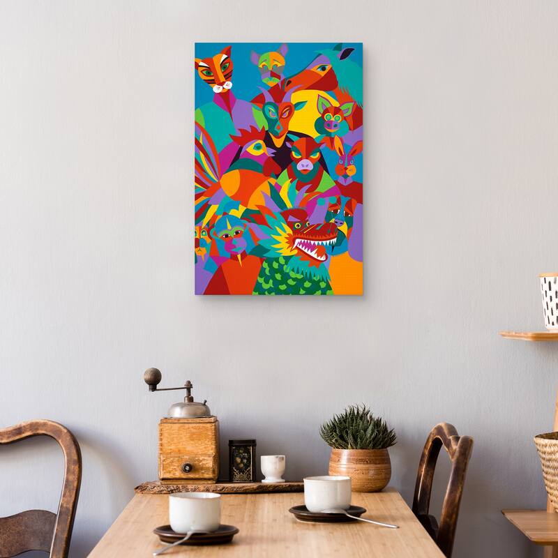 Chinese New Year by Synthia SAINT JAMES Canvas Art Print