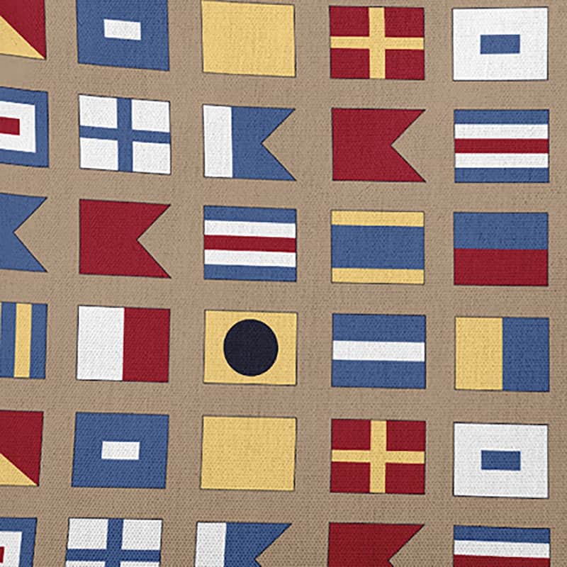 Nautical Flags Decorative Throw Pillow