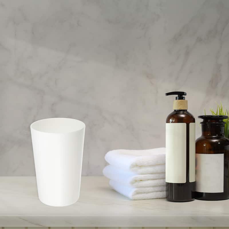 2pcs Bathroom Toothbrush Tumblers PP Cup 4.52"x3.03"