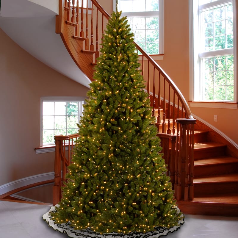 National Tree Company 16 ft. North Valley Spruce Tree with Clear Lights - 15 Foot