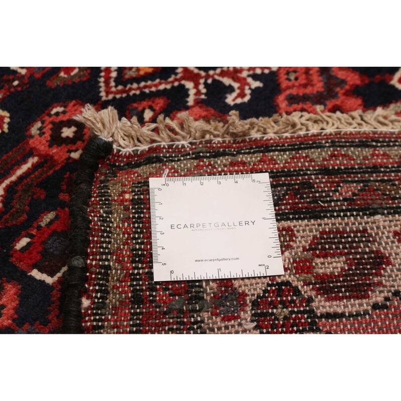 ECARPETGALLERY Hand-knotted Andelz Dark Navy Wool Rug - 3'10 x 14'6