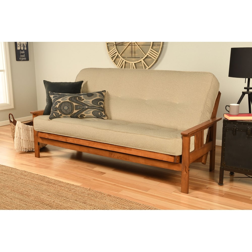 Porch & Den Kern Full-size Futon Frame and Mattress Set