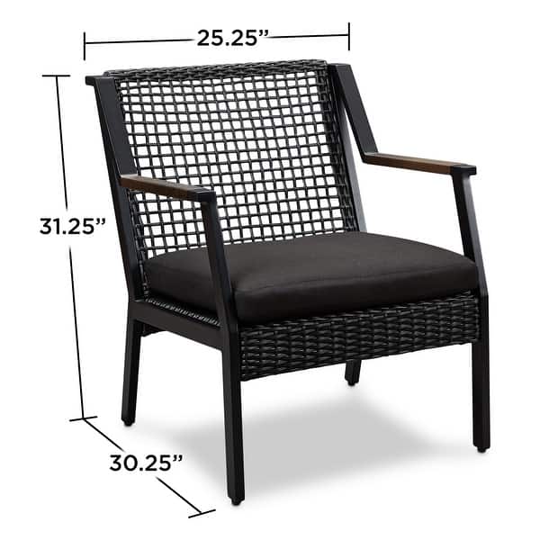 Real Flame Calvin Chair (Set of two) Black 25.25”