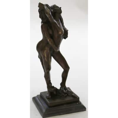 Original Mavchi Sweet Nothing Lovers Art Bronze Statue Sculpture