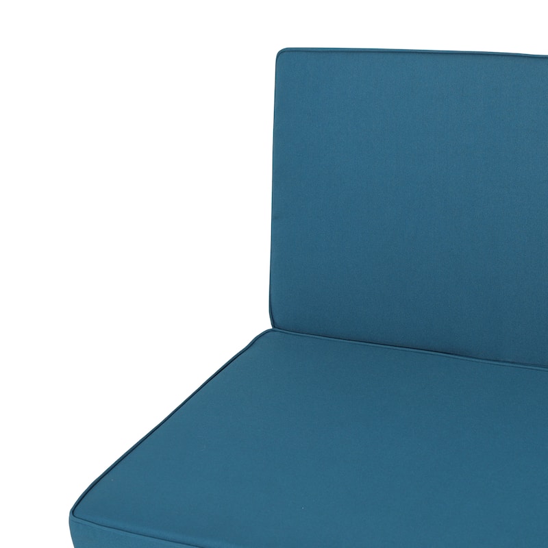 Jill Outdoor Acacia Wood Outdoor Convertible Daybed with Cushion by Christopher Knight Home