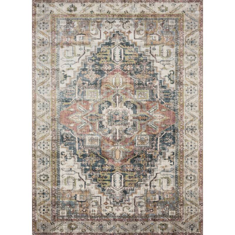 Alexander Home Contessa Distressed Vintage Medallion Rug