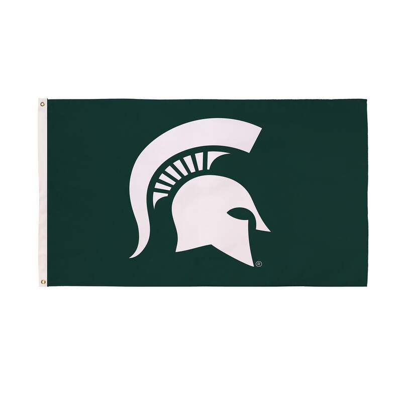 Michigan State University Single Sided Flag w/ 2 Grommets, 3'x5'