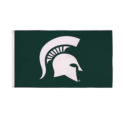 Michigan State University Single Sided Flag w/ 2 Grommets, 3'x5'