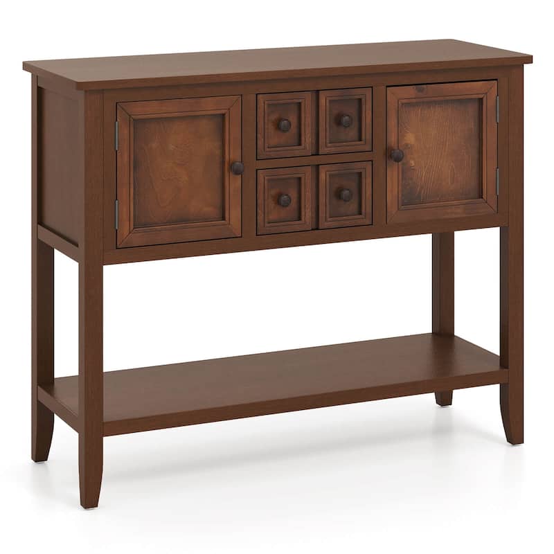 Costway Buffet Sideboard Cabinet Entryway Console Table with 2 Doors - See Details