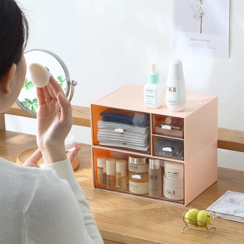 Desk Organizer with 4 Drawers