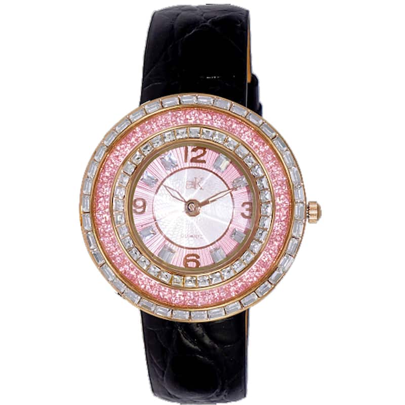 Adee Kaye Women's Facceta Rose Gold Dial Watch - AK2116-LPK - Rose Gold - 6 (36)