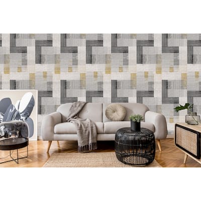 Anttoniette Papper Peel and Stick Wallpaper Roll Size 10'L x 24''W