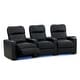 preview thumbnail 5 of 10, Octane Turbo XL700 Power Leather Home Theater Seating Set (Row of 3)