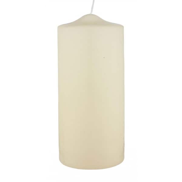 slide 1 of 1, 10" Ivory Pillar Candle