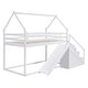 preview thumbnail 28 of 26, Twin over Twin Pine House Loft Kids Bed Frame with Slide, Staircase & Storage, Safety Guaranteed, Easy Assembly, Natural
