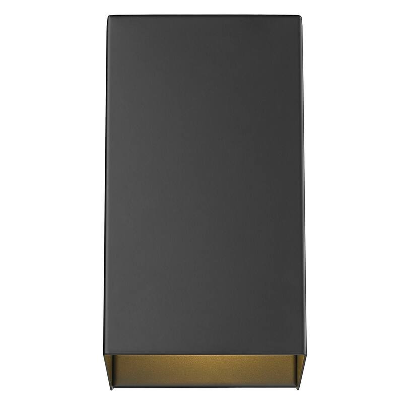 Matte Black Geometric Wall Sconce 6' x 7' Bed Bath & Beyond 39573982