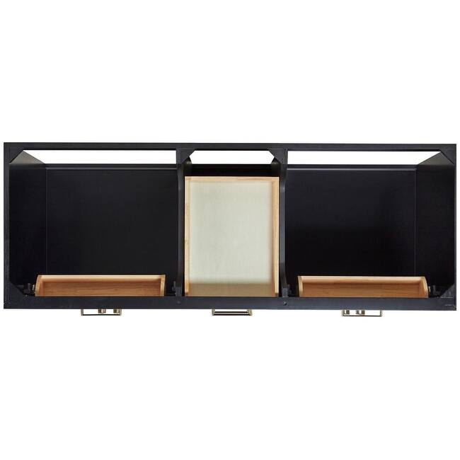 Ariel T060DCQRVO Hepburn 60" Free Standing Double Basin Vanity Set