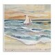preview thumbnail 1 of 5, Stupell Watercolor Boat Beach View Wall Plaque Art Design By Audrey Jeanne Roberts 12 x 12