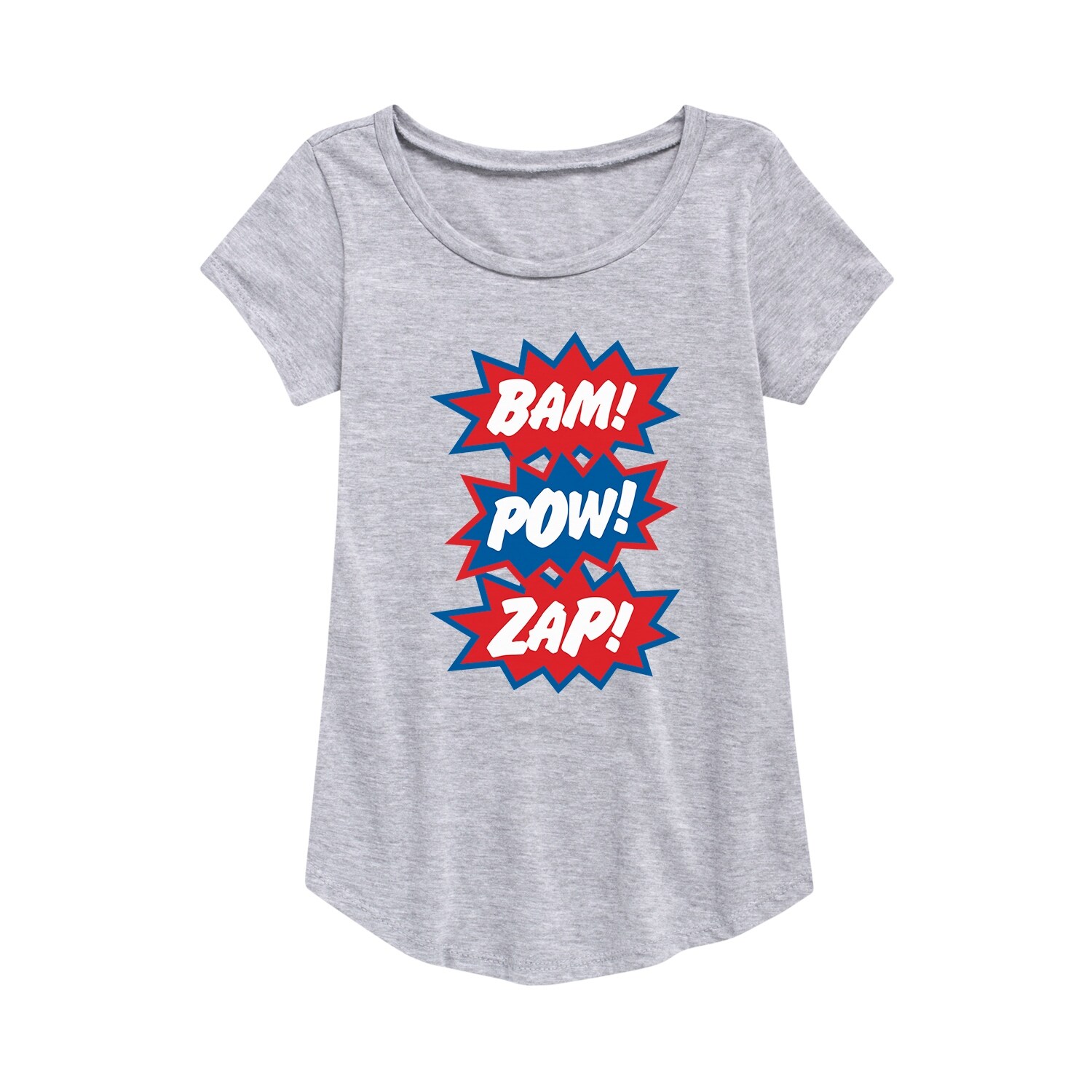Shop Bam Pow Zap Youth Short Sleeve Curved Hem Tee On Sale