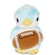 preview thumbnail 1 of 4, DolliBu Soft Huggable Blue Penguin Stuffed Animal with Football Plush - 6 inches