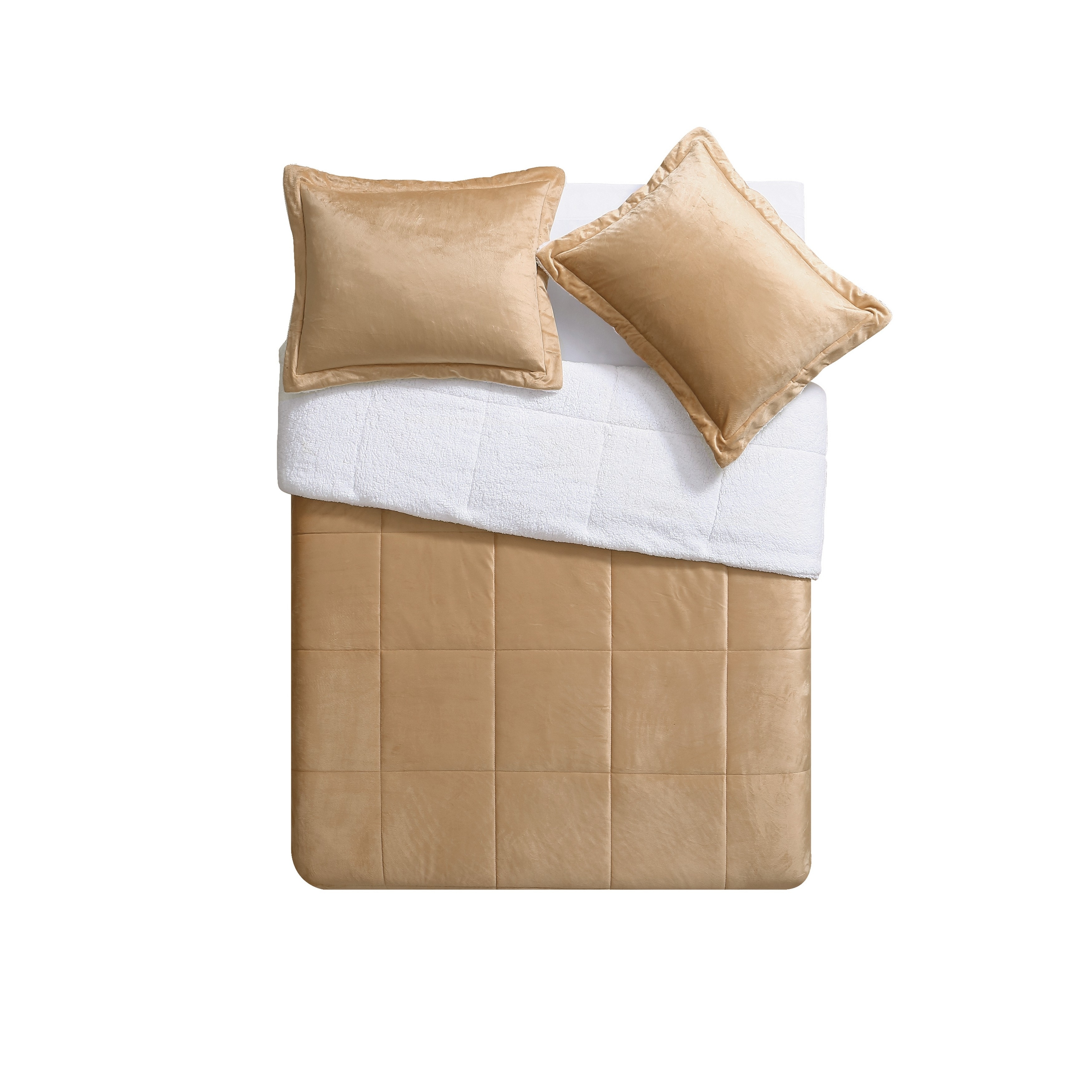 VCNY Home Micromink Sherpa Comforter Set Bed Bath Beyond 20009733