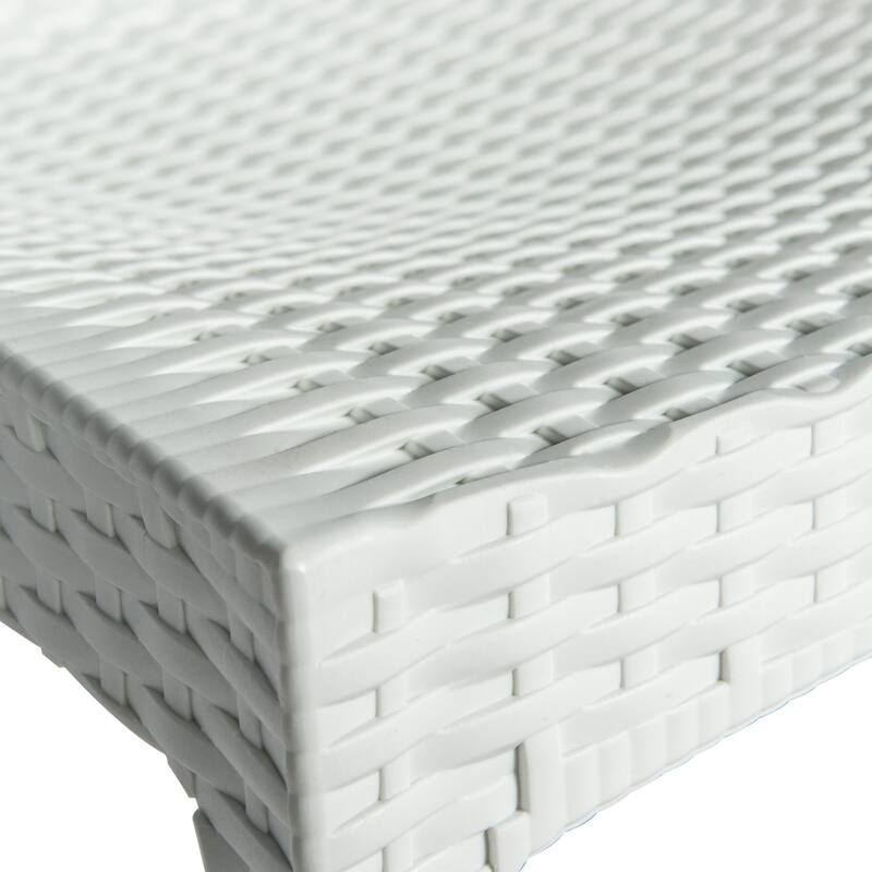 Mace Outdoor Wicker-Style Weather-Resistant and Stackable Dining Chair for Patios, Cafes, Indoor and Outdoor