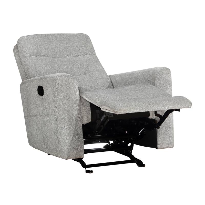 Mandevilla Chenille Manual Glider Reclining Chair