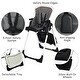 preview thumbnail 19 of 26, High Chair for Babies & Toddlers, Foldable Highchair with Adjustable Backrest, Footrest & Seat Height, Removable Tray, Cushion