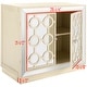 preview thumbnail 5 of 8, SAFAVIEH Kaia 2-Door Beige Storage Chest