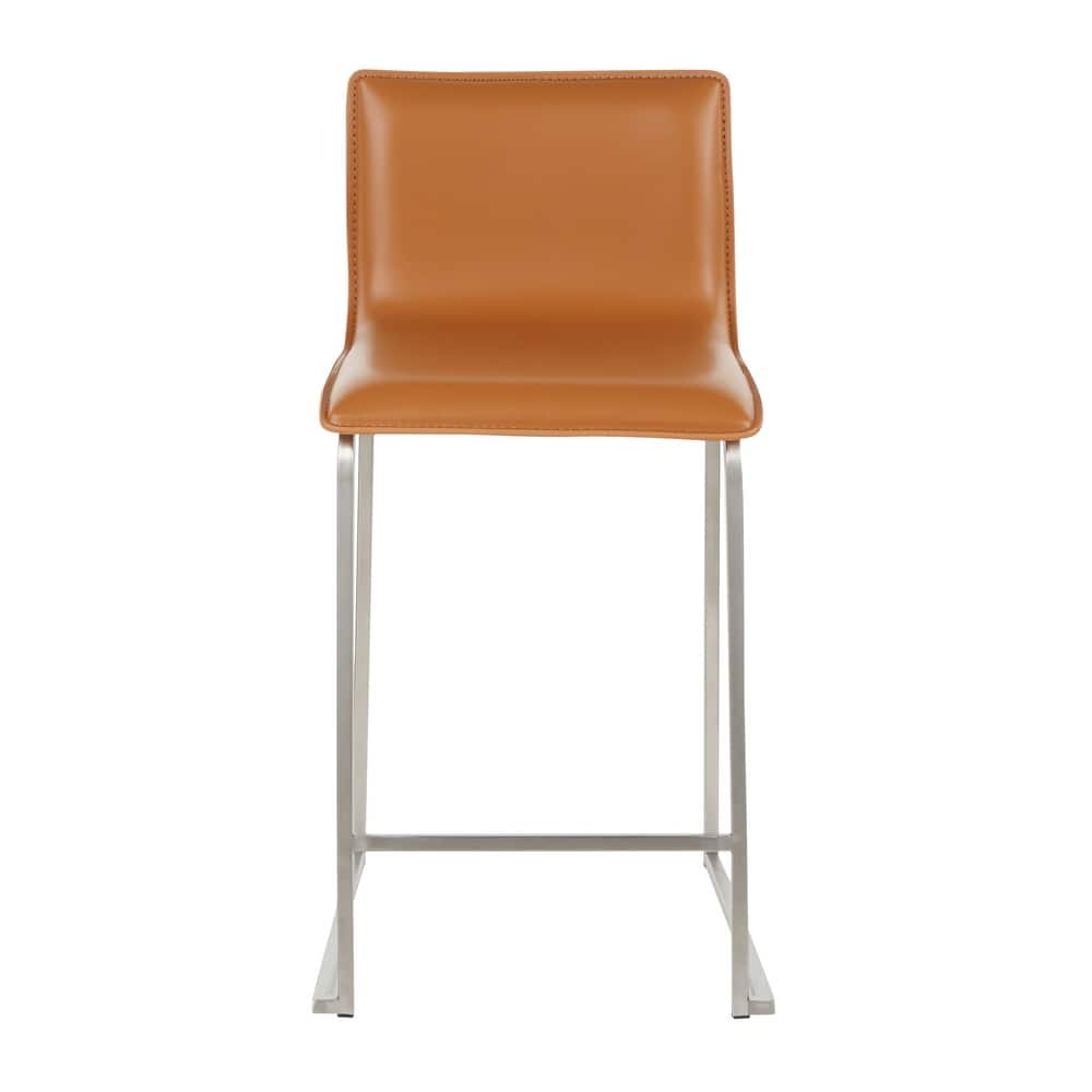 Lumisource Mara 26" Counter Stool in Black- Set of 2 - 19"Lx17.5"Wx34.5"H