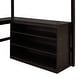 preview thumbnail 22 of 21, Merax Wooden Loft Bed with Shelves and Desk