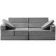 preview thumbnail 1 of 7, Play Couch, Kids Nugget Couch 15pcs, Toddler Foam Sofa Couch with High-density 25D Sponge for Playing, Creating,Sleeping Natural