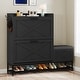 preview thumbnail 24 of 46, Moasis Shoe Storage Cabinet with Drawers Entryway Shoe Storage
