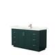 Option Green, Nickel Trim, Giotto Quartz Top