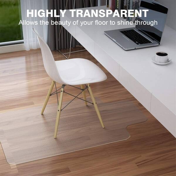Shop Langria Office Desk Chair Mat With Lip For Hard Floors 30 X