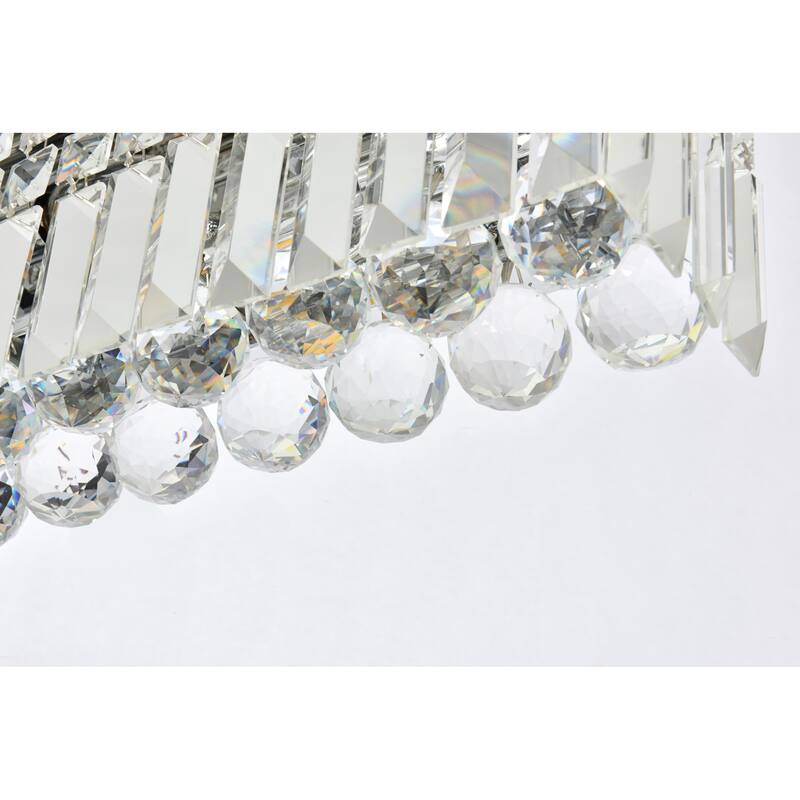 Elegant Lighting V2032W30/RC Maxime 7 Light 6" Tall Wall Sconce with