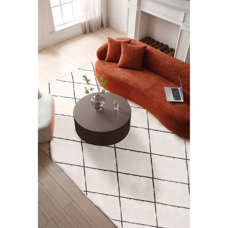 Artisanal Round MDF Coffee Table