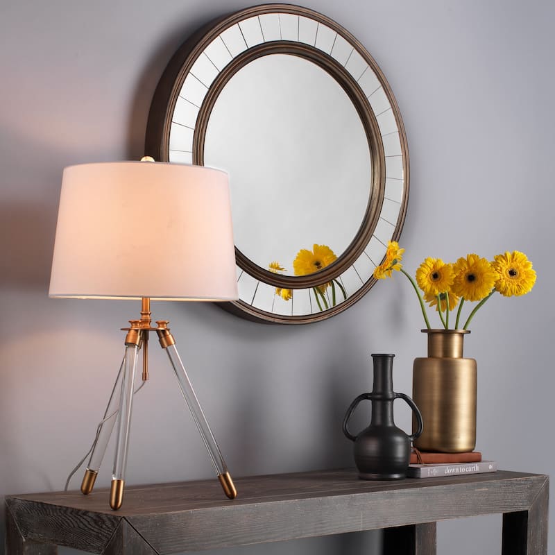 Alden Décor Stephen Wood Mirror, Antique Bronze - Antique Bronze