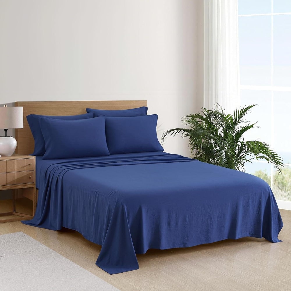 Aeropostale Premium All Season Microfiber Navy Sheet Set