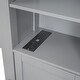 preview thumbnail 59 of 92, Wooden Storage Platform Bed Frame with All-in-One Cabinet & Sockets