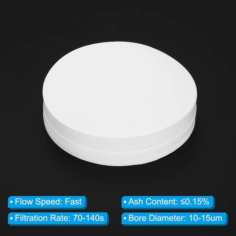 100Pcs 7cm Qualitative Filter Paper Circles, Fast Speed Round Lab Paper
