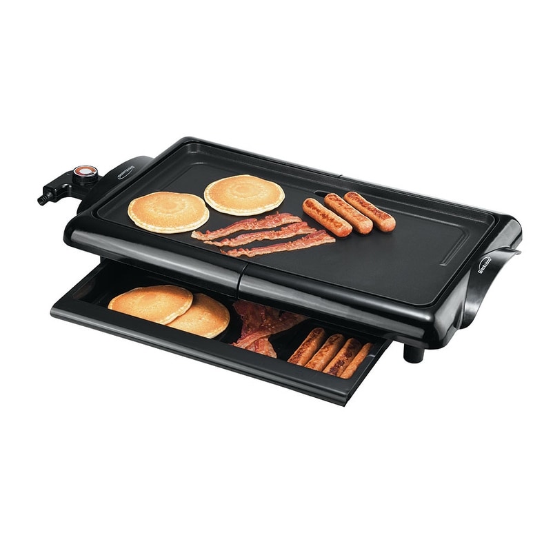 Brentwood Ts-840 10 X 20 Inch 1400-Watt Non-Stick Electric Griddle With Drip Pan